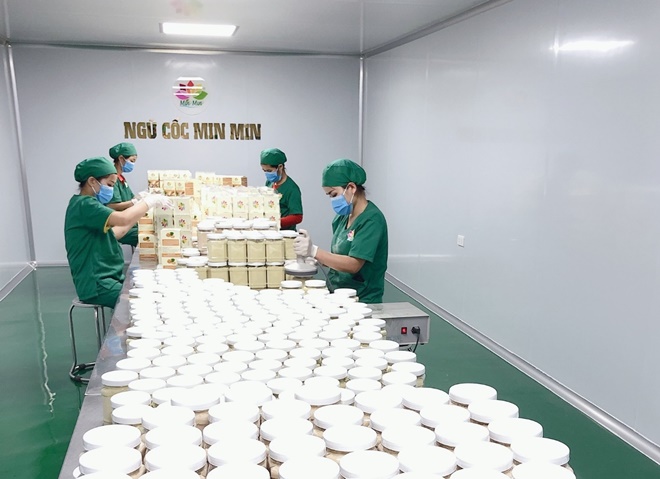 Ngũ cốc Min Min mở rộng xưởng sản xuất đáp ứng nhu cầu mùa dịch